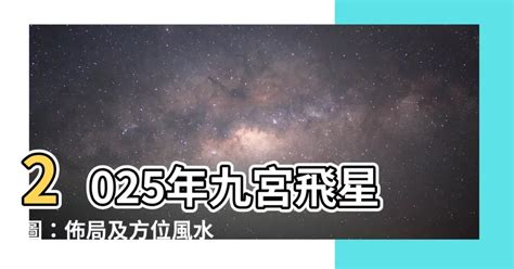 南方財位|2025年九宮飛星圖及風水方位吉兇與化解